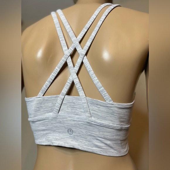 Lululemon Energy Long Line Sports Bra Size 6 Wee Are From Space - Picture 4 of 6